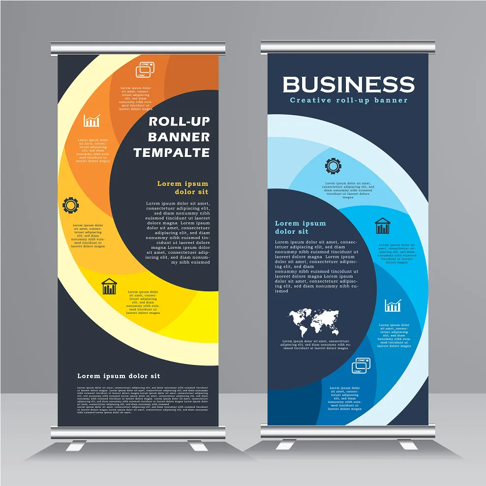 custom tabletop retractable banner